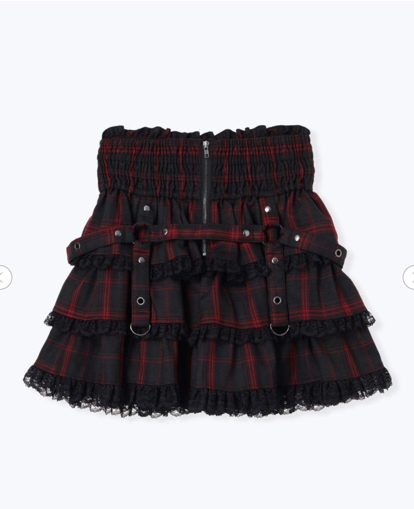 Noemie Double belt tiered skirt pants