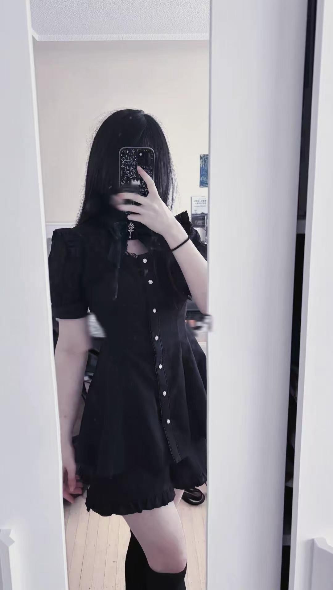 SecretHoney Sleeve Lace & Bolero Style Short Sleeve Set Up