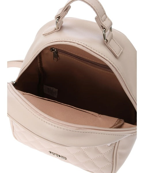 NOÉMIE Lace-up quilted backpack