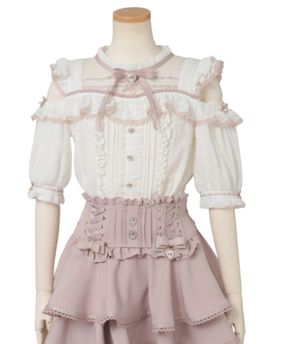 LizLisa Off-Shoulder Double Strap Tops