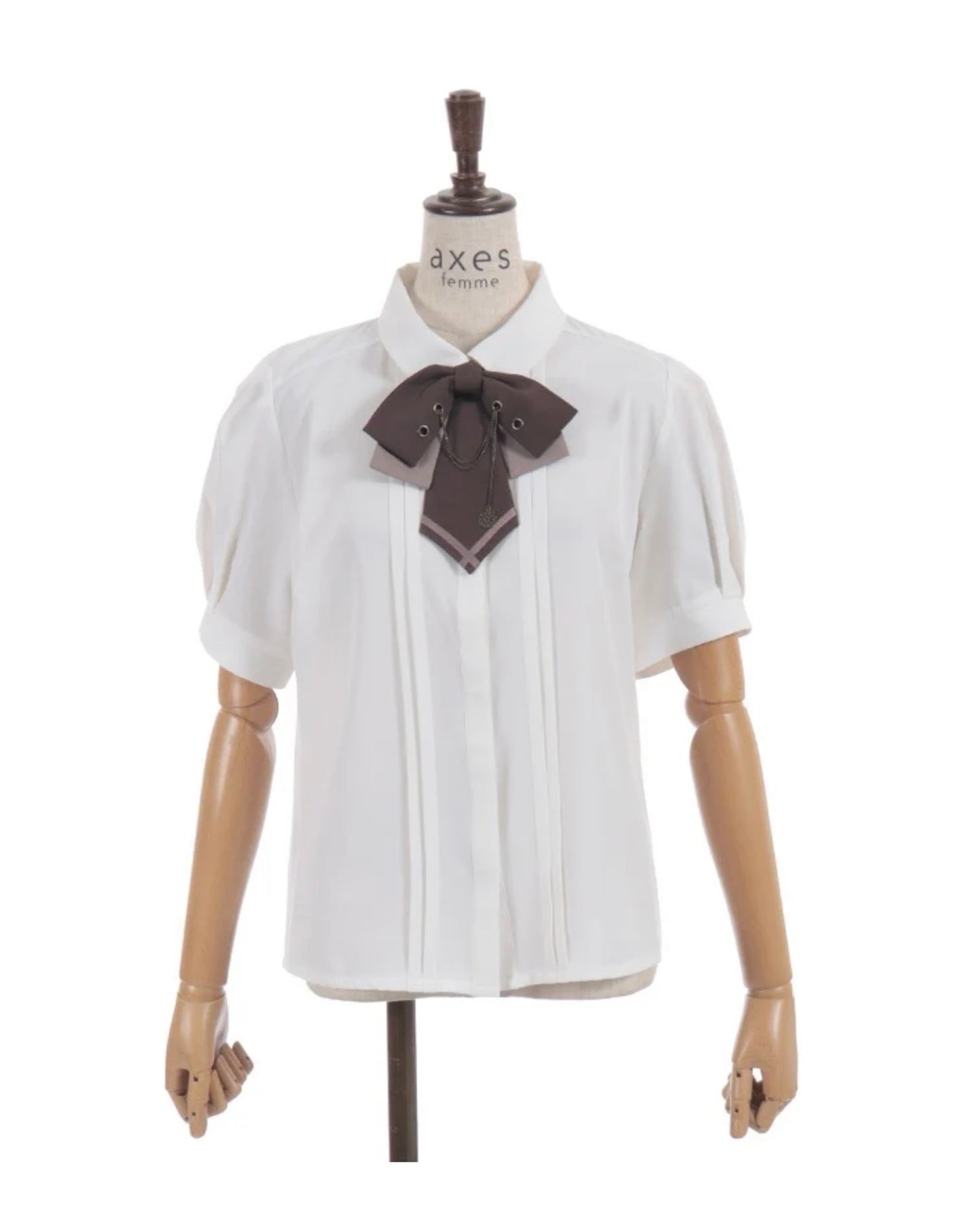 axesfemme CHAIN TIE SET BLOUSE