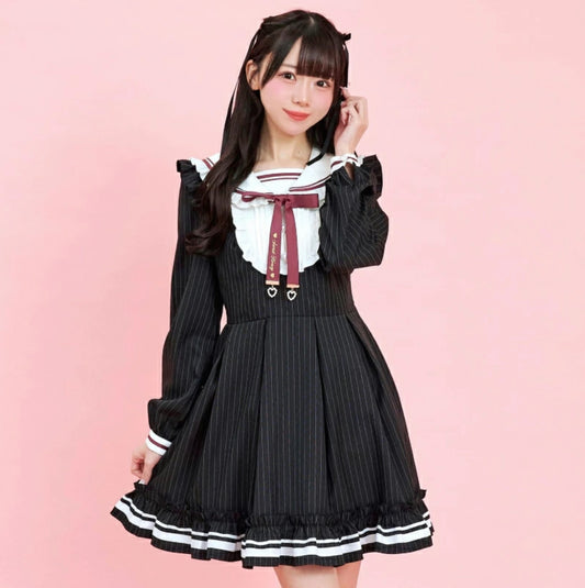 SecretHoney York Switch Sailor One-Piece Dress