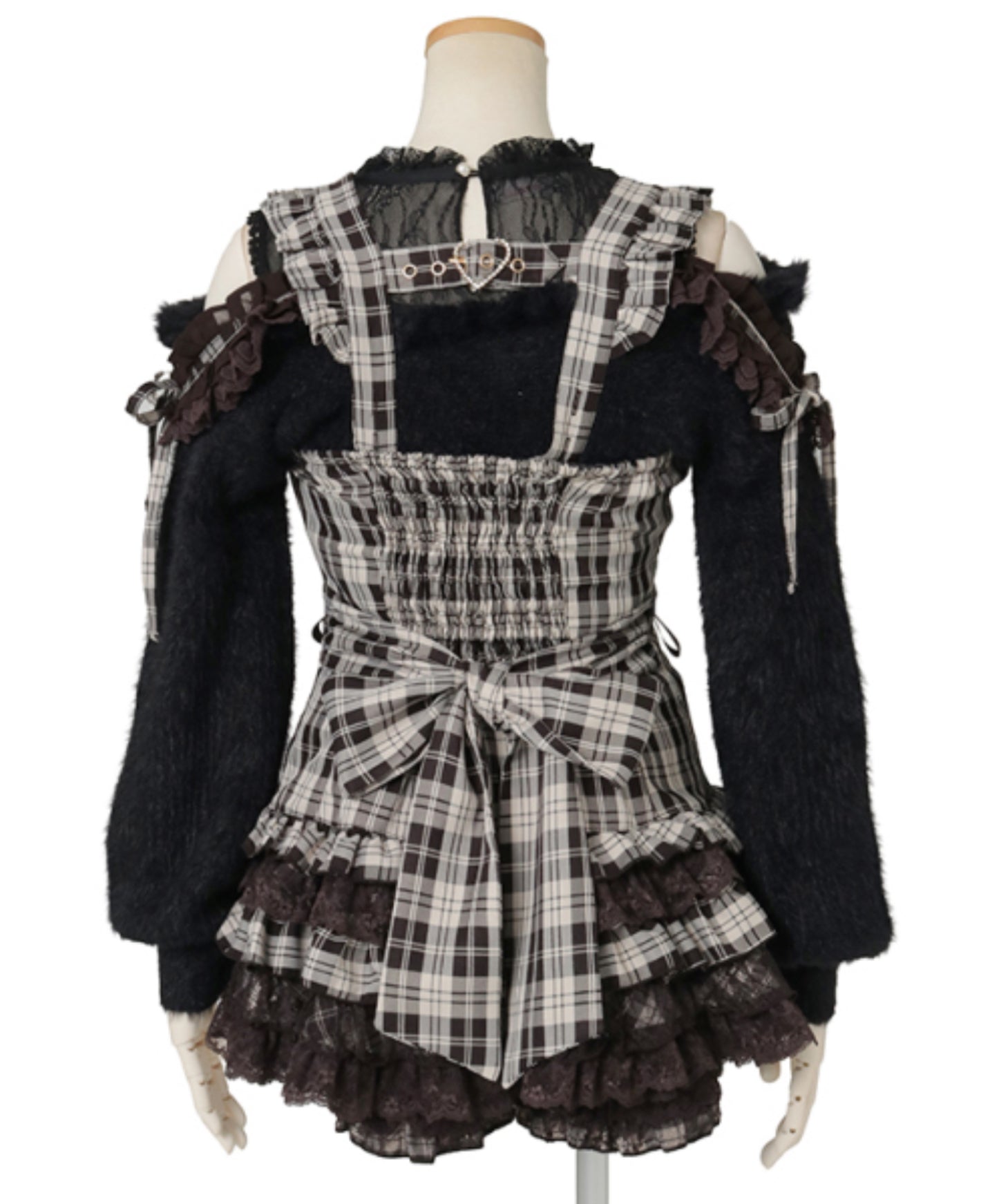 LizLisa Heart Apron Jumper-Skirt Set-up