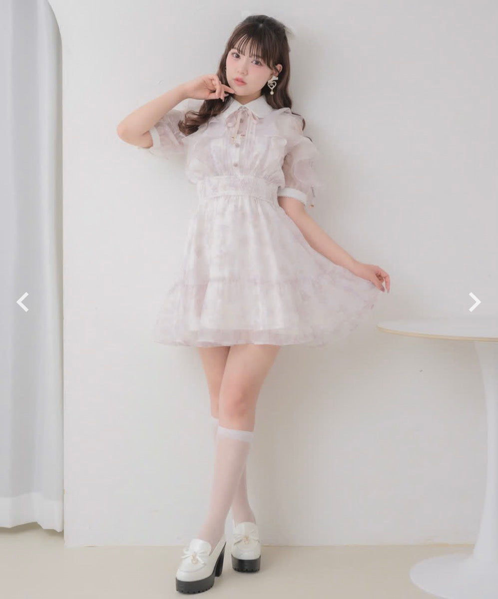 Rojita Floral pattern mini dress