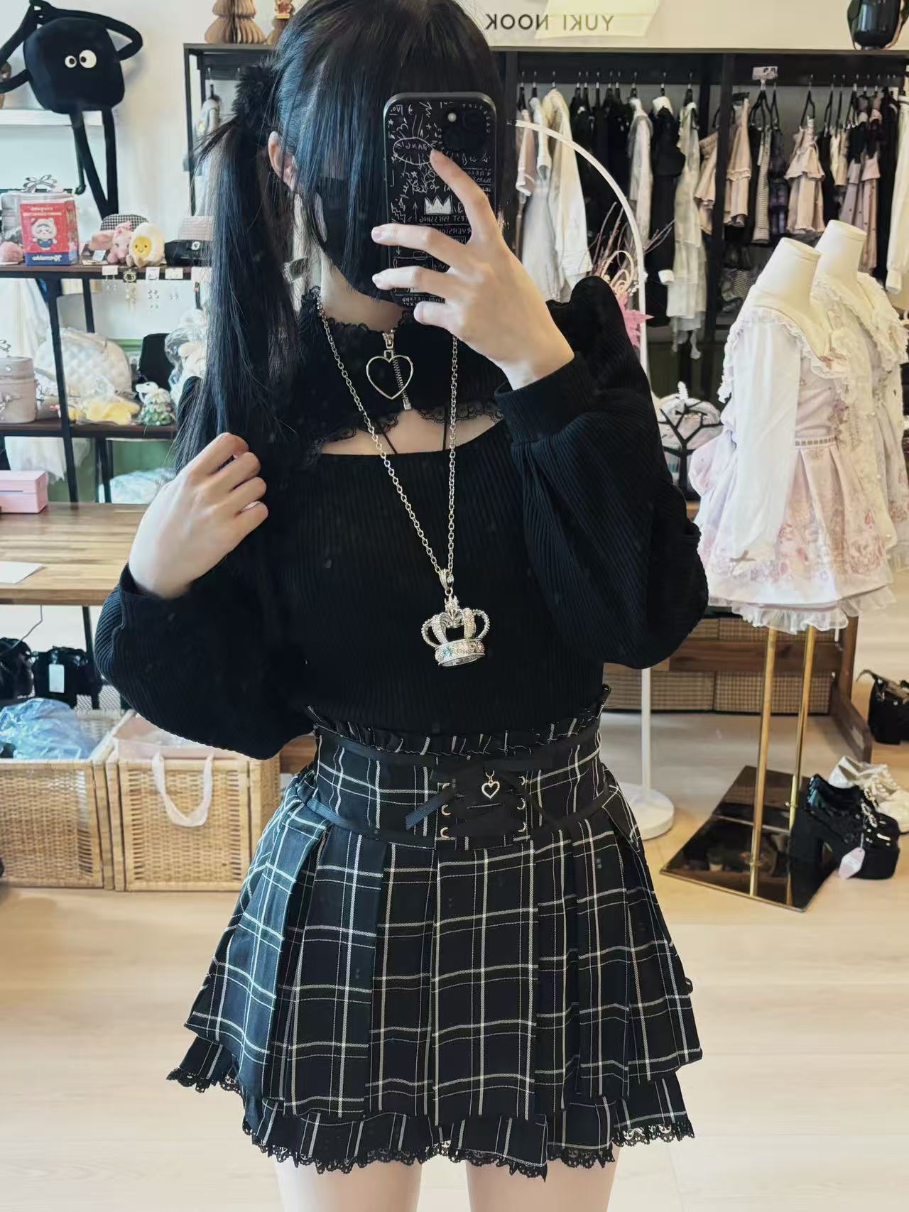 MA*RS Front spindle skirt pants – Yukinook