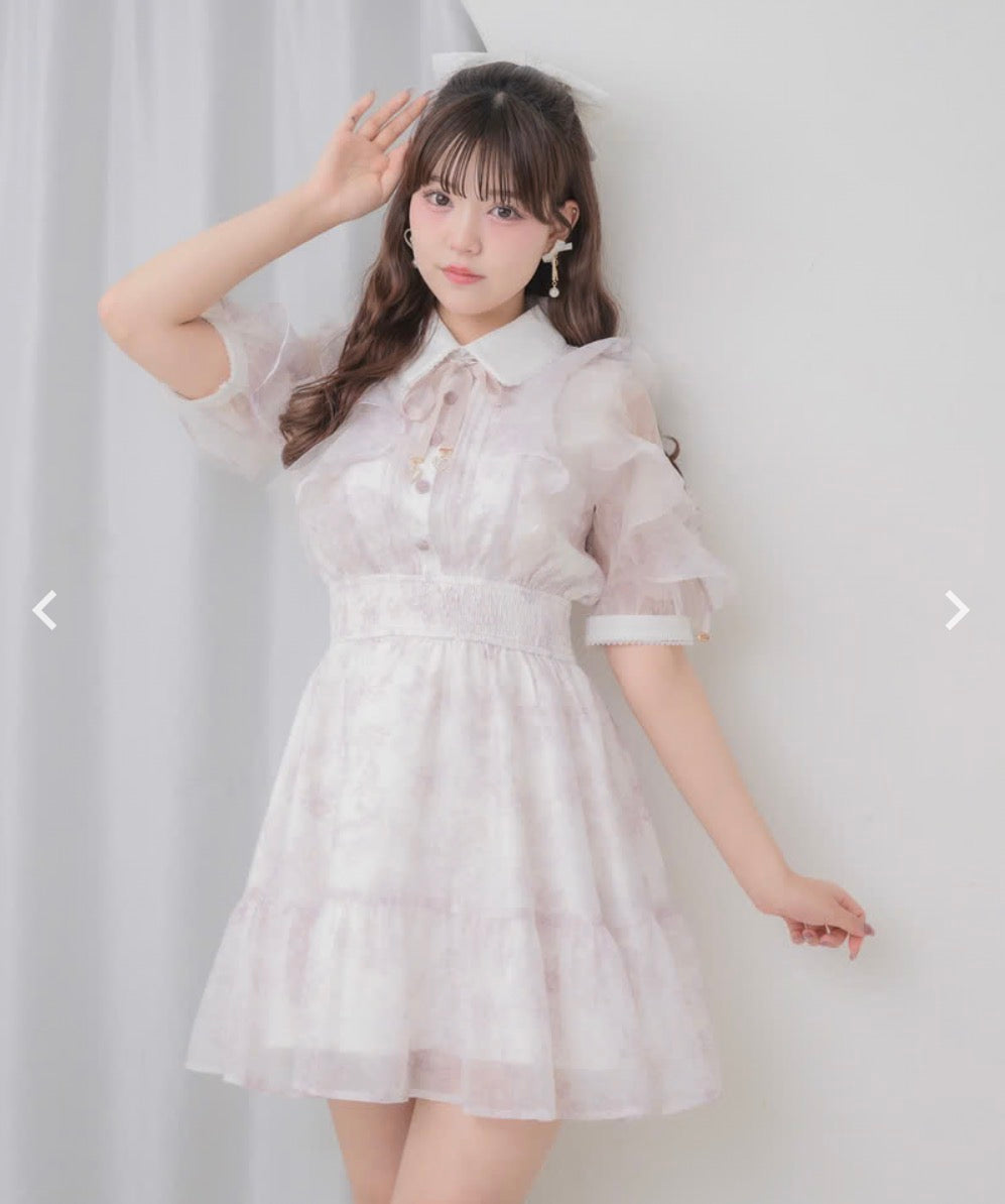 Rojita Floral pattern mini dress
