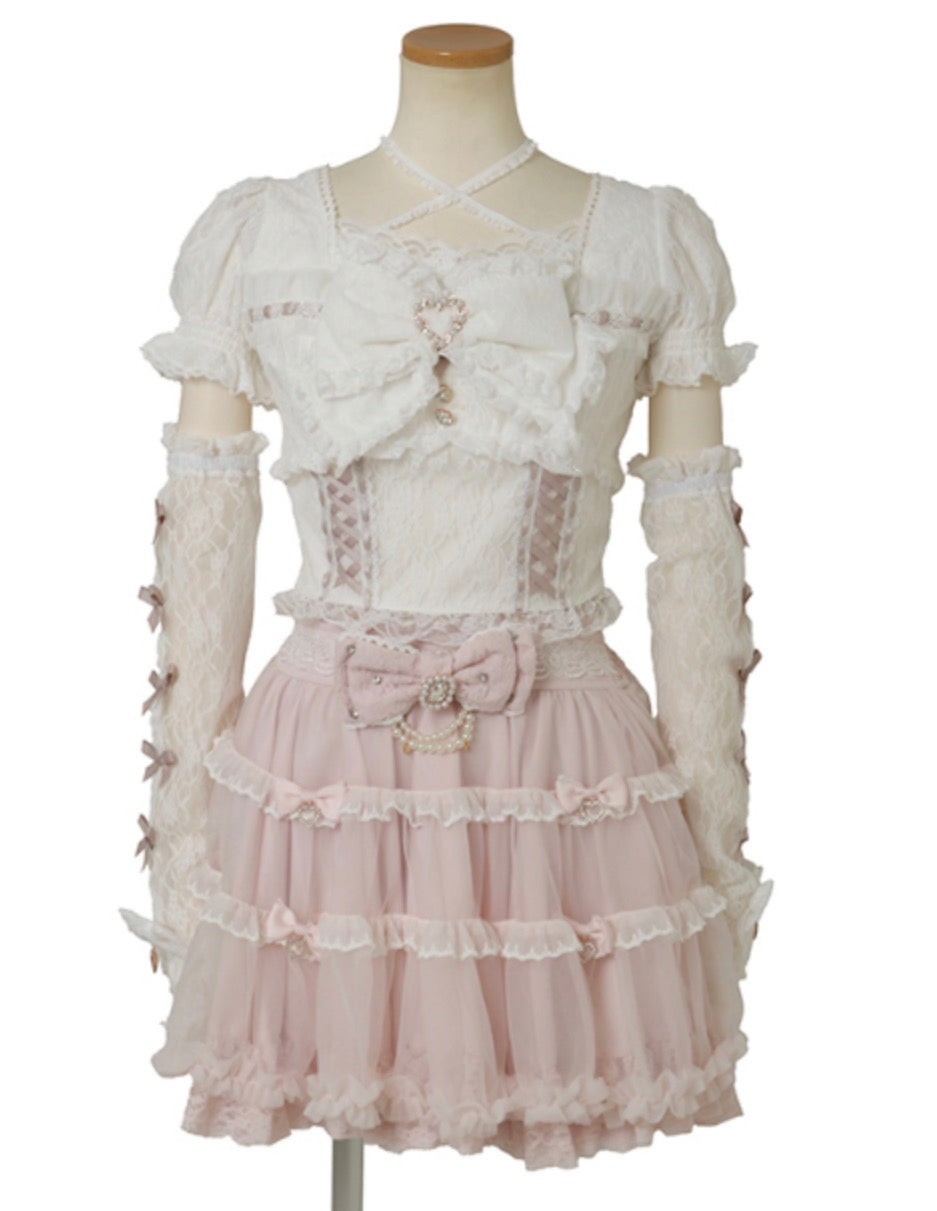 LizLisa Arm Warmer Bustier Tops