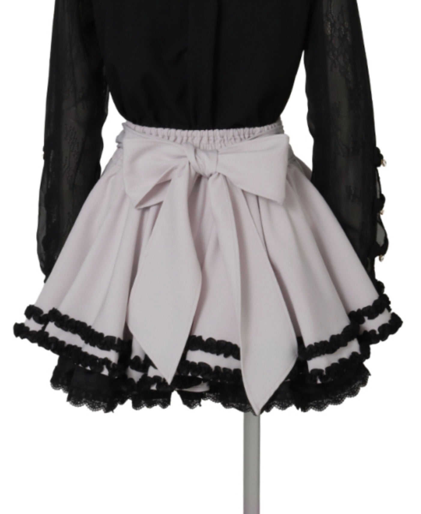 LizLisa Volume Flare Mini Skirt-Pants