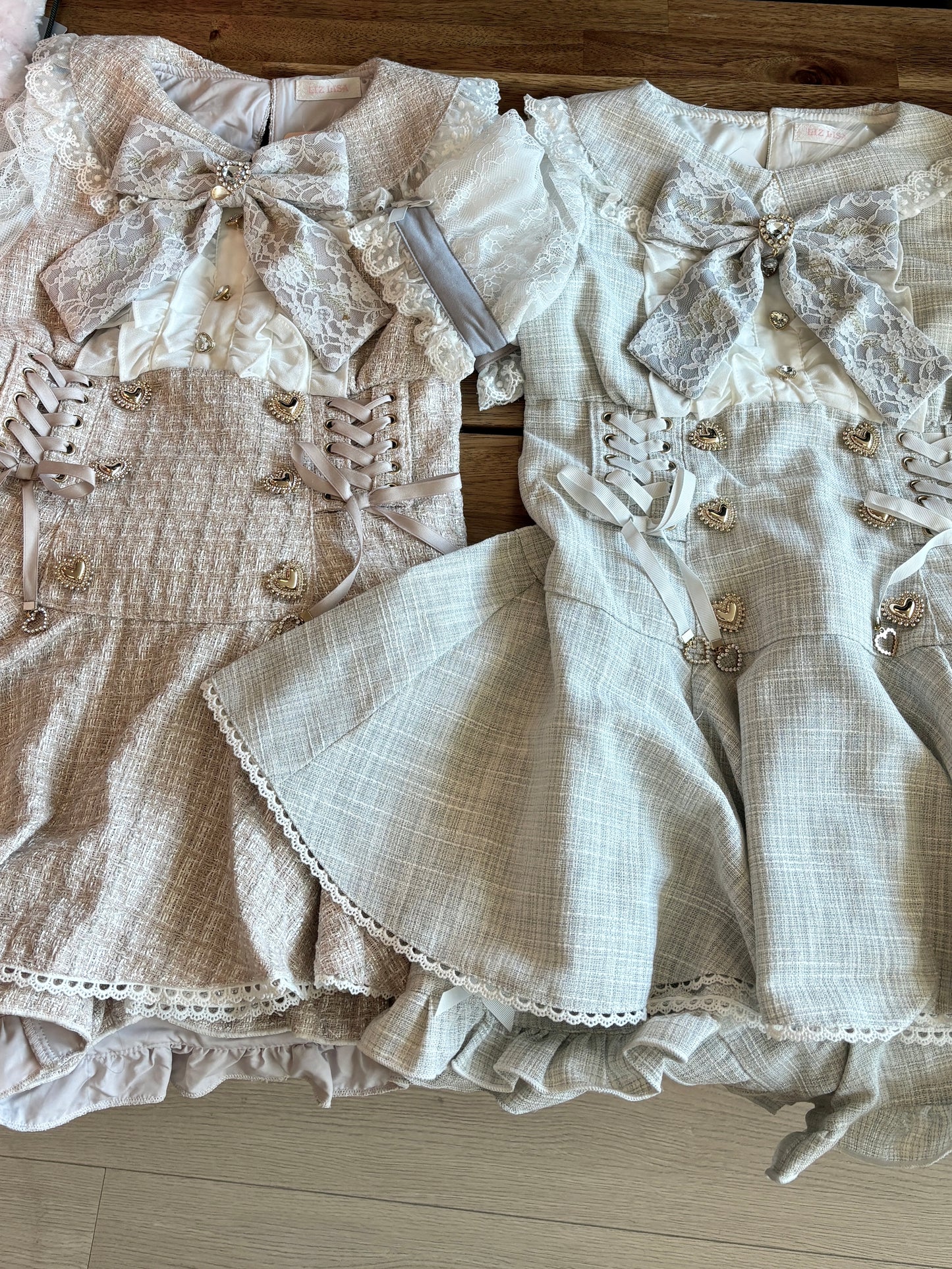LizLisa Message Ribbon Tweed Set-up