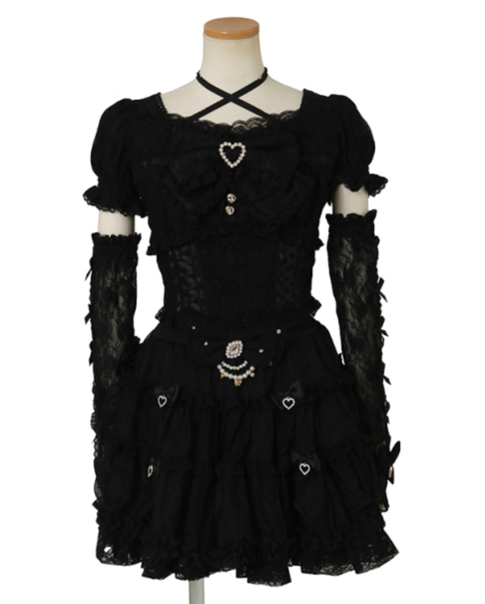 LizLisa Arm Warmer Bustier Tops