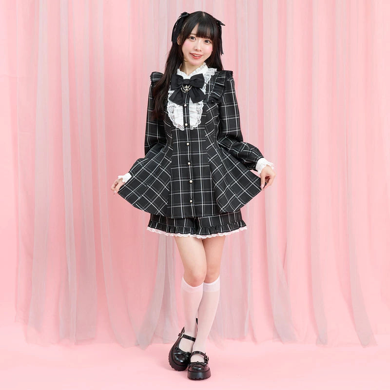 SecretHoney Accessory ribbon lace frill setup long sleeve