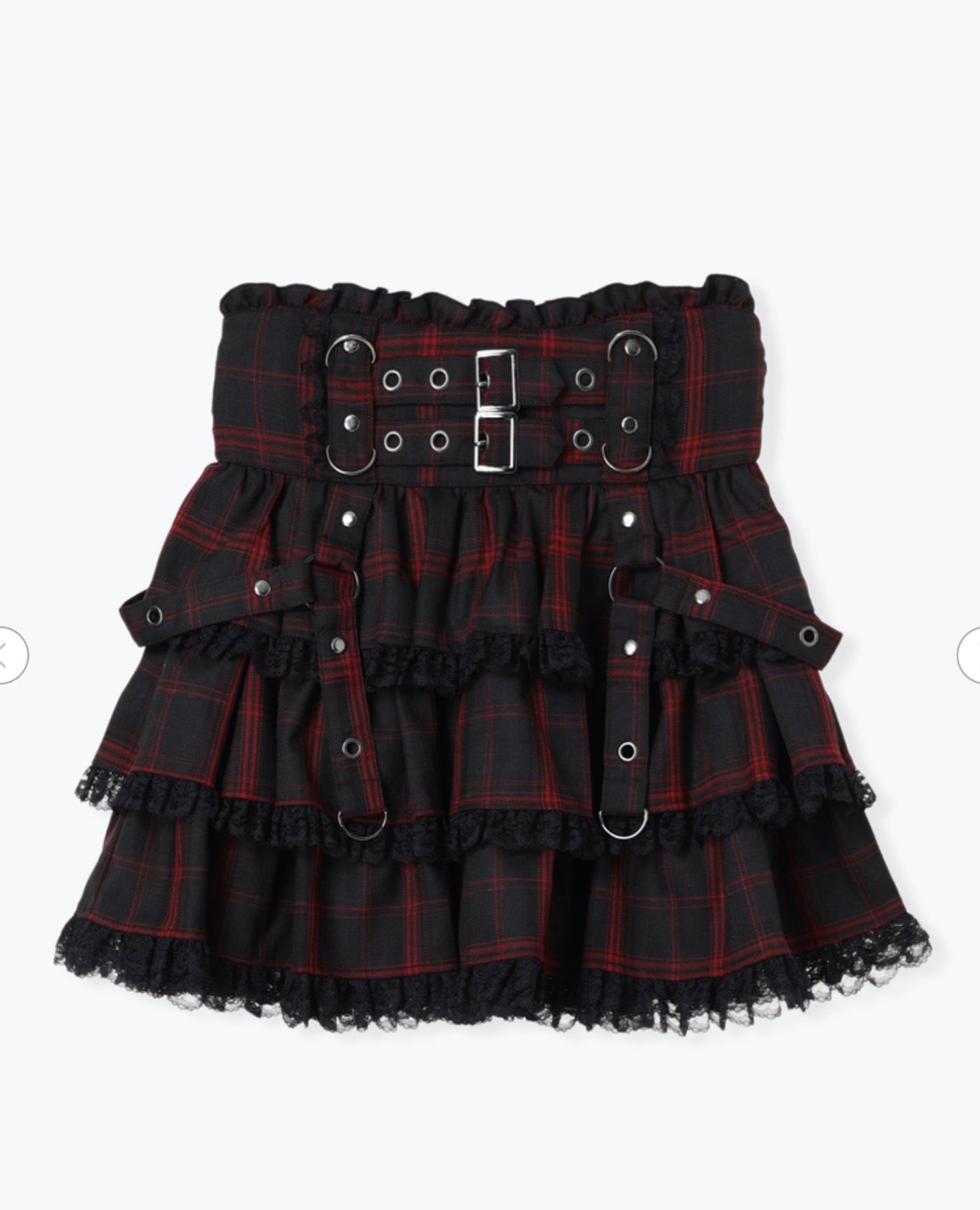 Noemie Double belt tiered skirt pants
