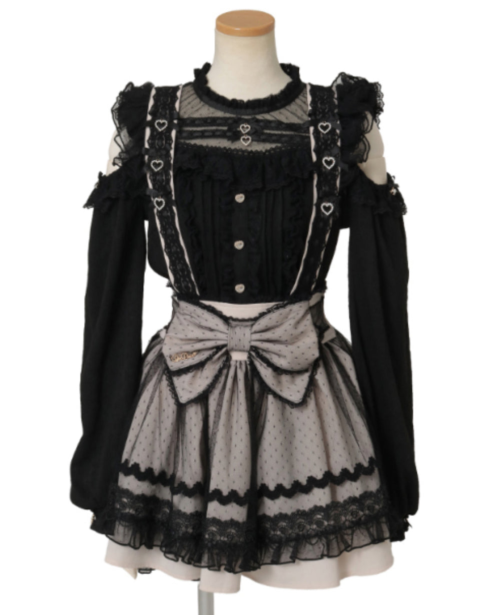 LizLisa Skirt with maid-like suspenders