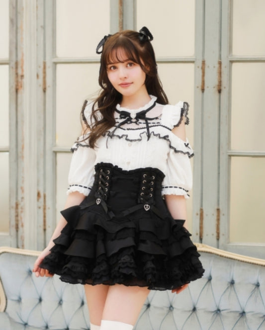 LizLisa Off-Shoulder Double Strap Tops