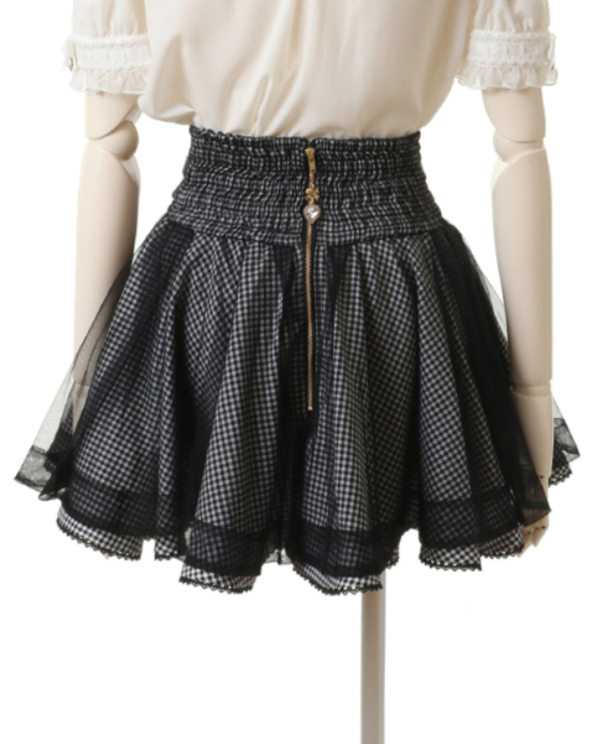 LizLisa Lace-Up Corset-Like Skirt-Pants