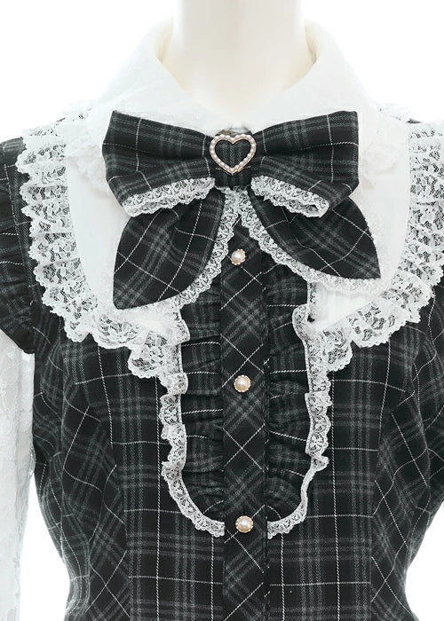 SecretHoney Hem frill lace yoke setup