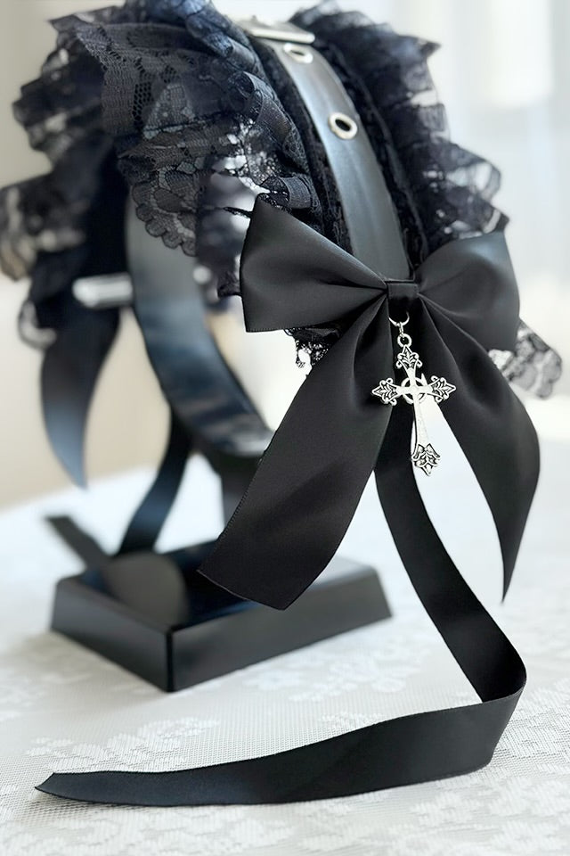 MA*RS Ribbon Belt Head Dress - White Size-F