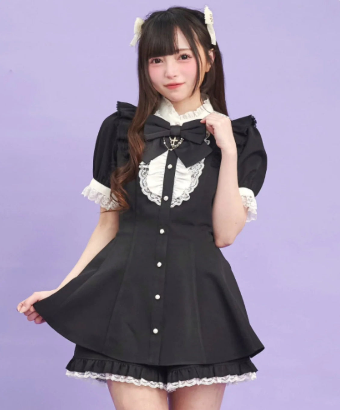 SecretHoney Secret Honey Accessory Ribbon Lace Frill Set Up