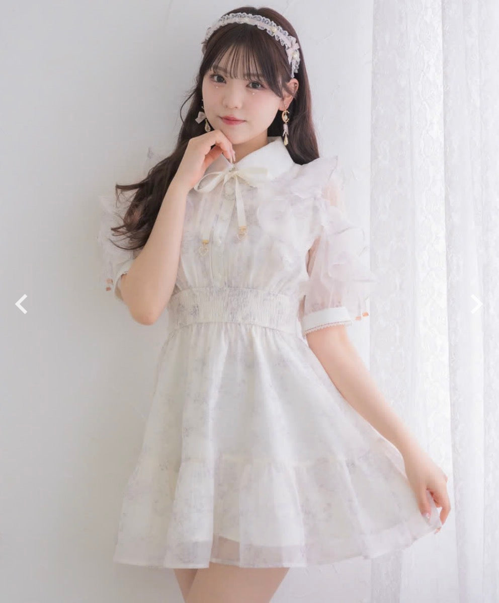 Rojita Floral pattern mini dress