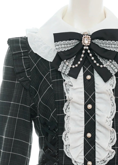 SecretHoney Side Lace-Up Tiered Sleeve Set-Up