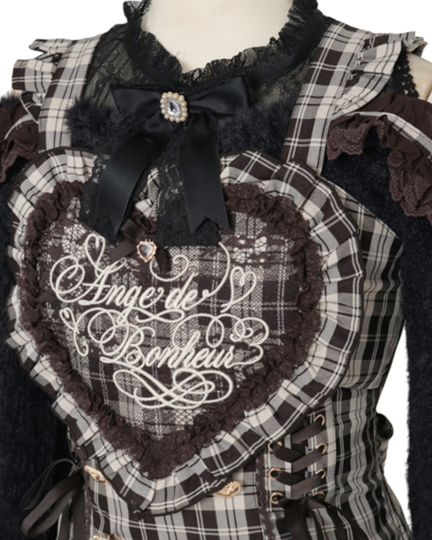 LizLisa Heart Apron Jumper-Skirt Set-up