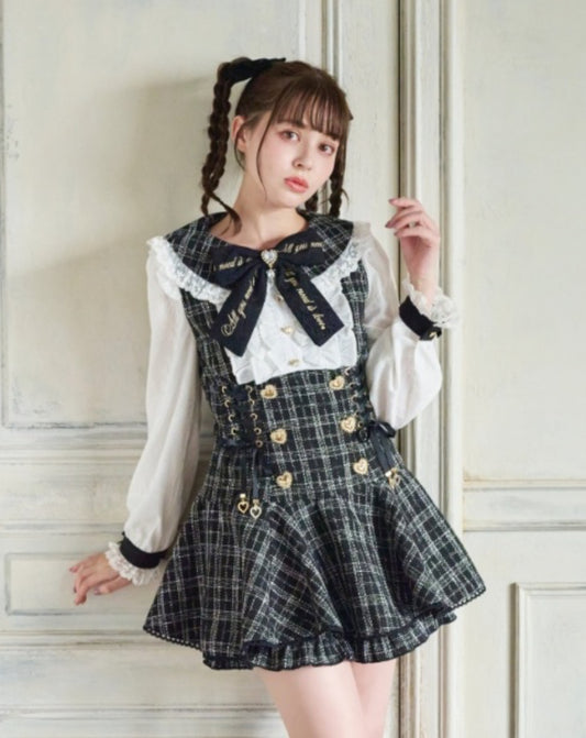LizLisa Message Ribbon Tweed Set-up