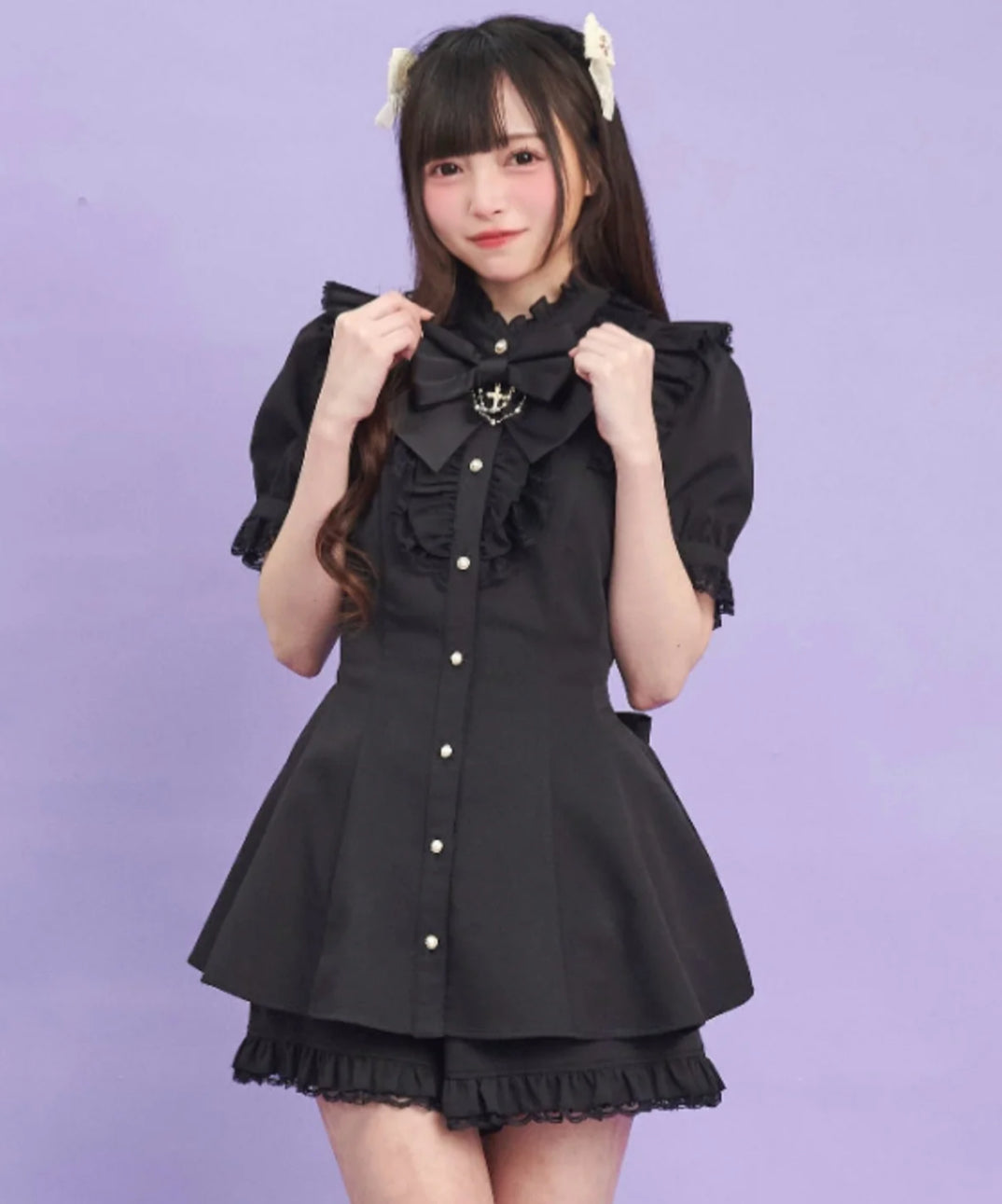 SecretHoney Secret Honey Accessory Ribbon Lace Frill Set Up