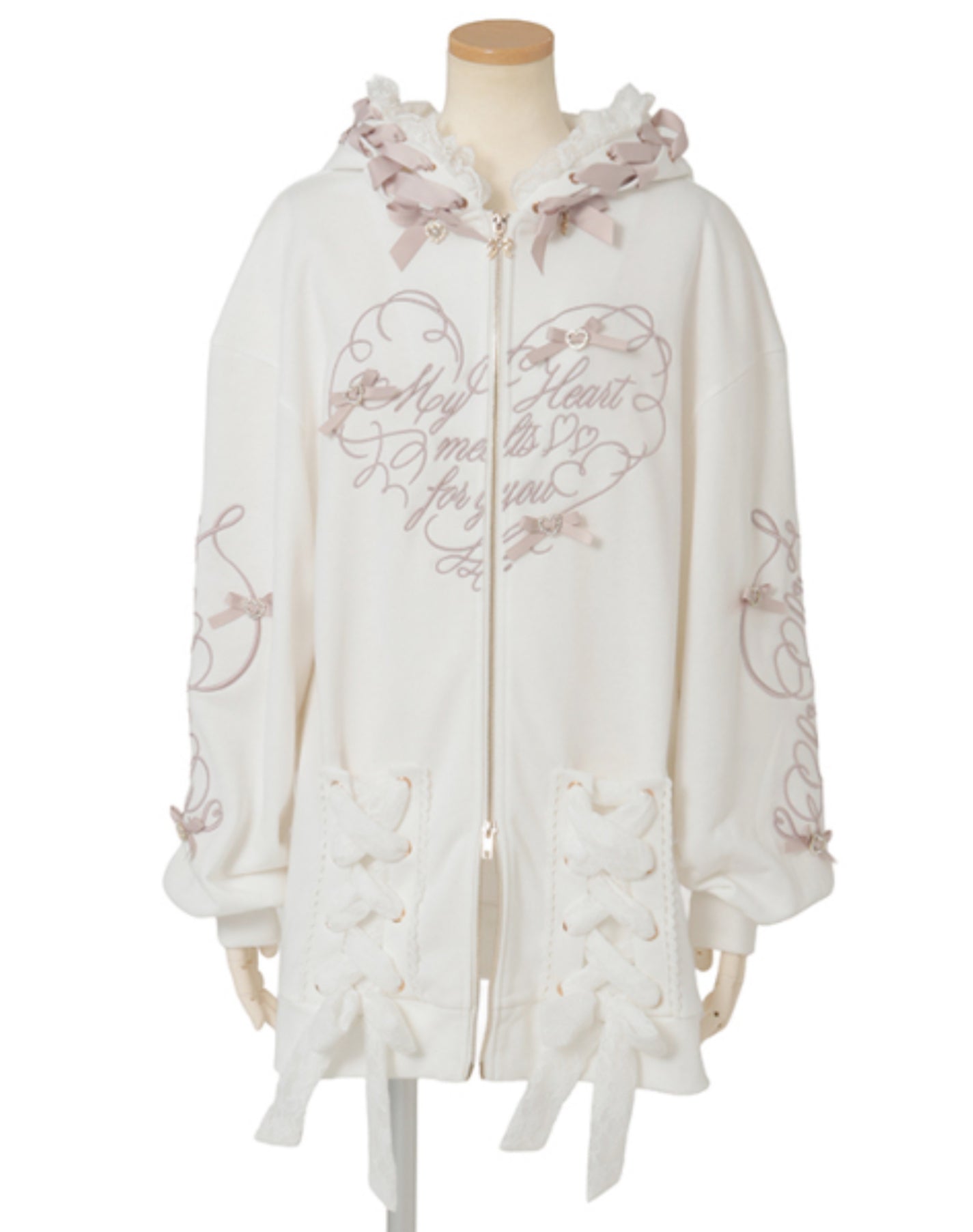 LizLisa Heart Message Hoodie