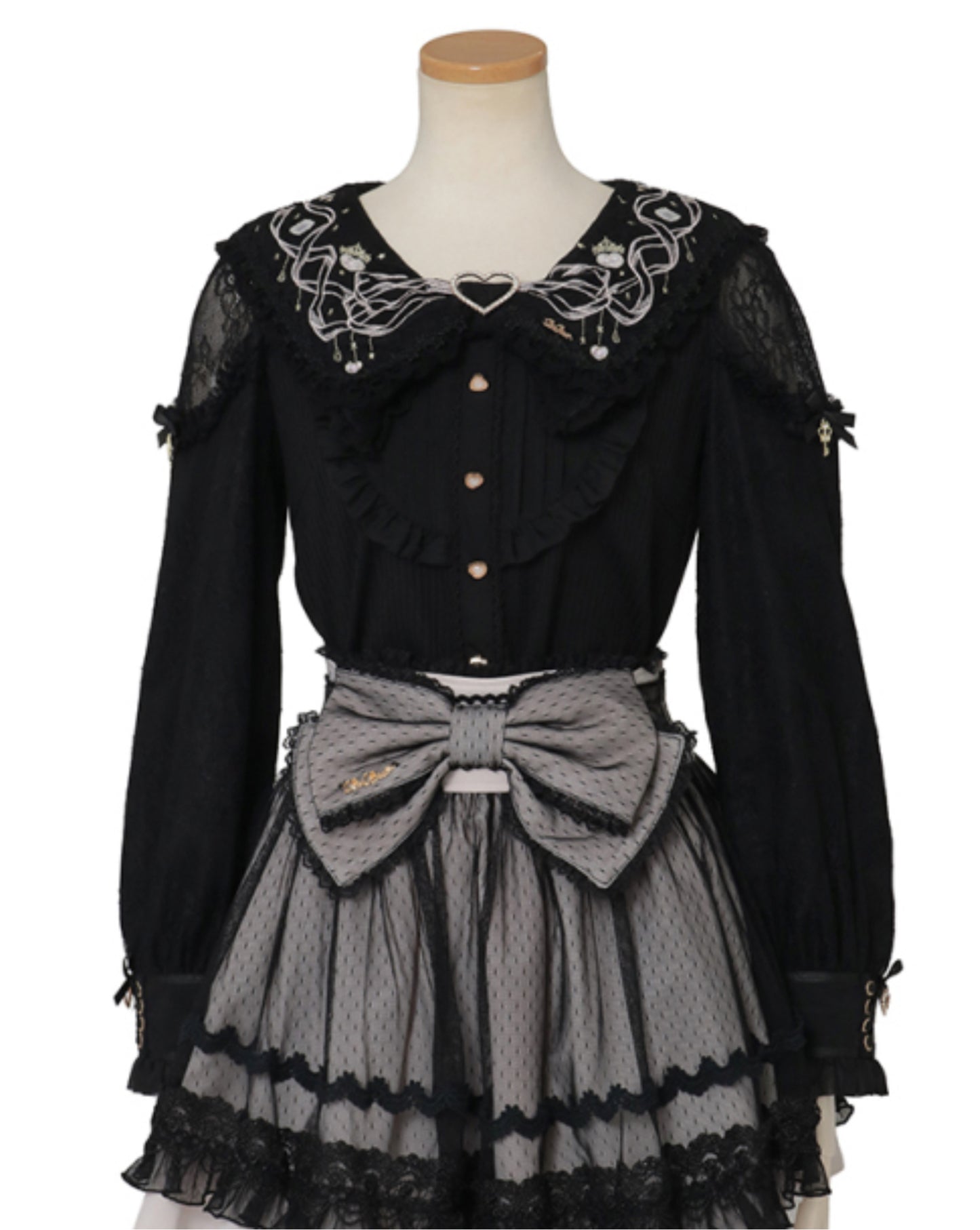 LizLisa Jewelry Ribbon embroidery Sailor Rib Top