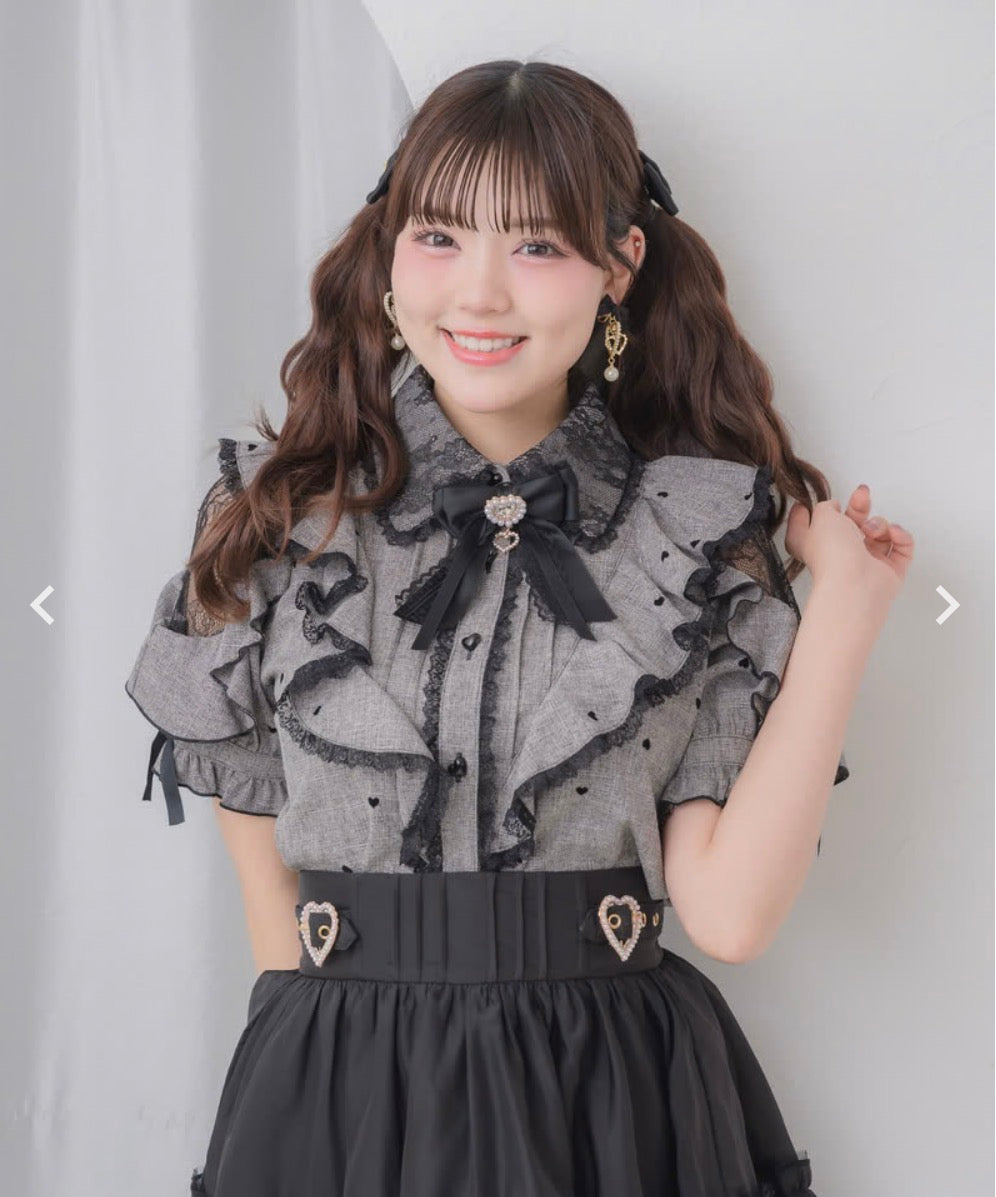 Rojita Heart dot blouse
