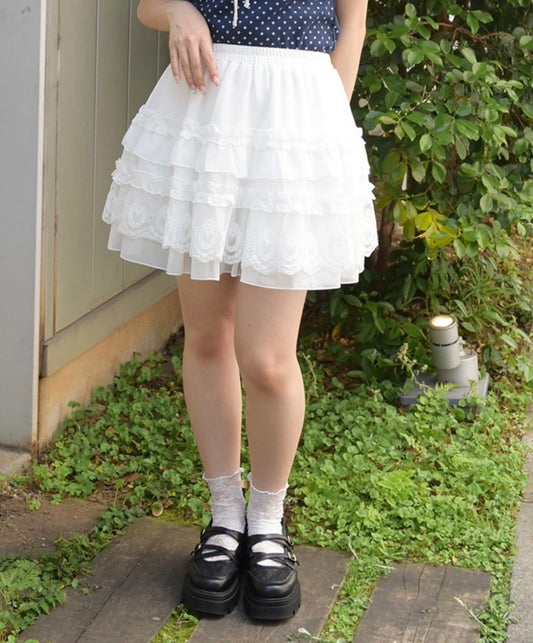 axesfemme VOLUME FRILL SKIRT
