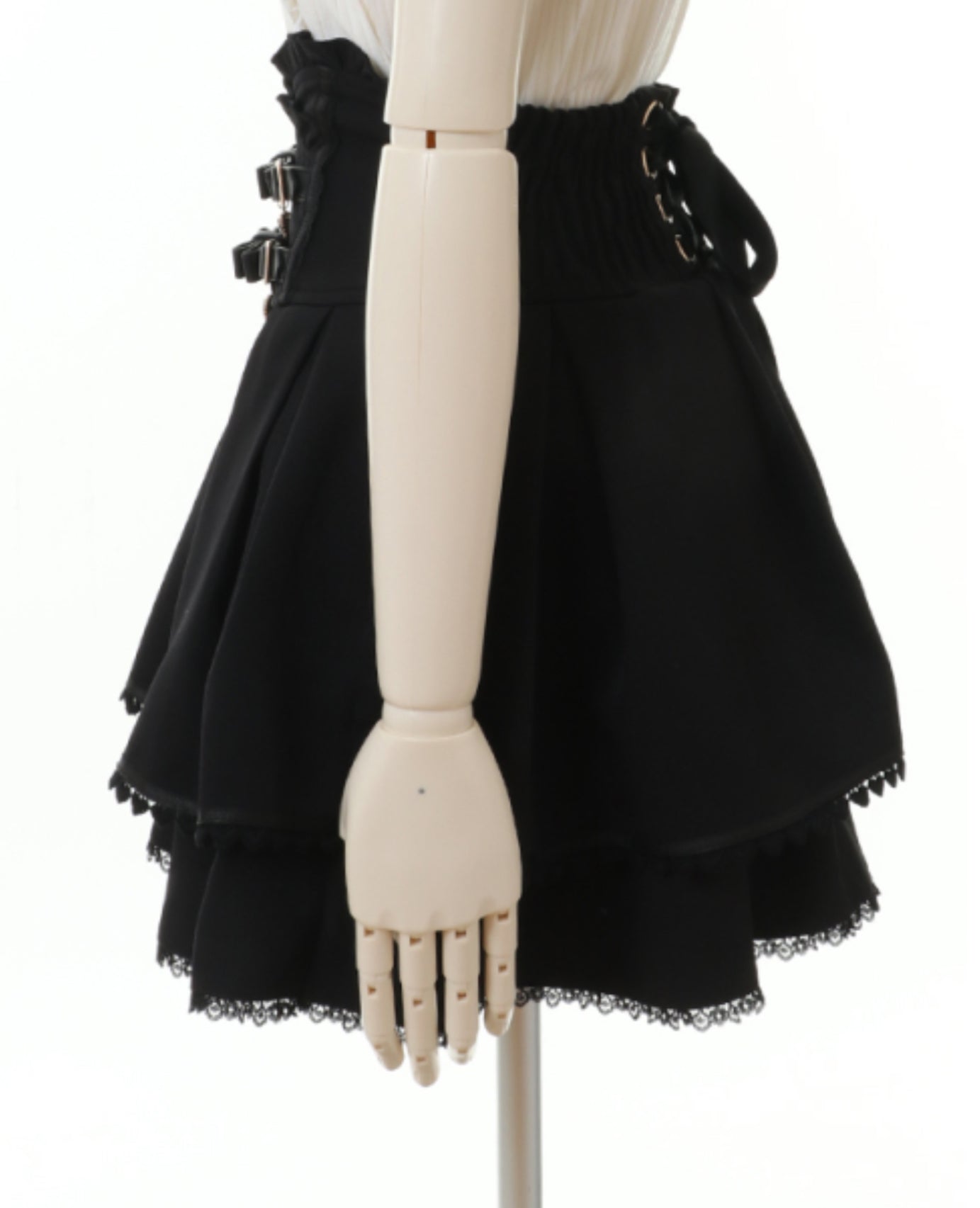 LizLisa Double Ribbon Belt Skirt-Pants