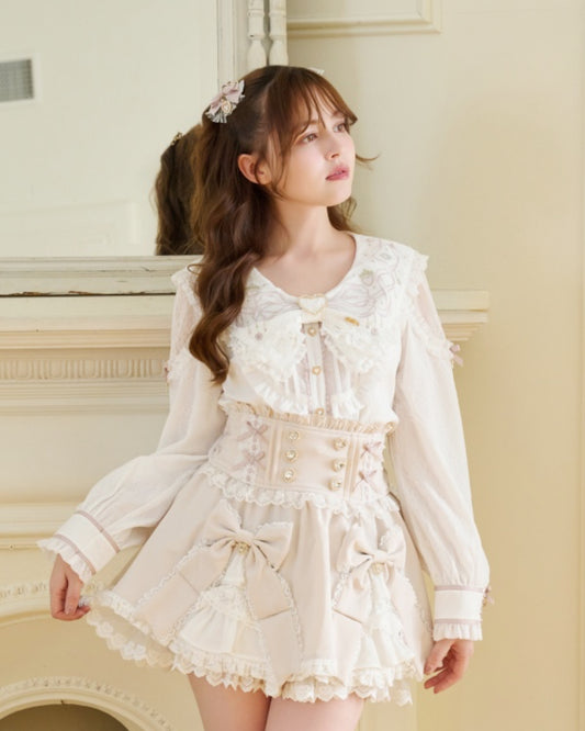 LizLisa Jewelry Ribbon embroidery Sailor Rib Top