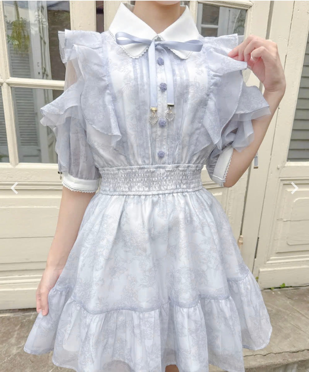Rojita Floral pattern mini dress